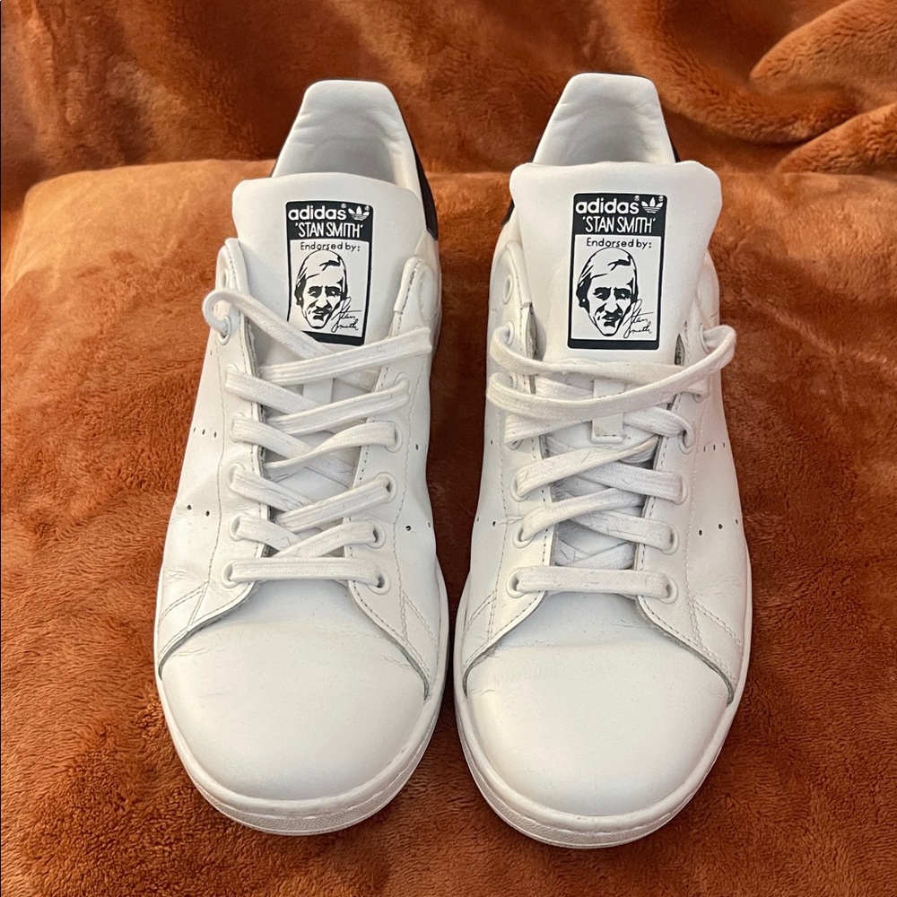 Adidas Stan Smith White Sneakers for Men size 9.5 used but super clean